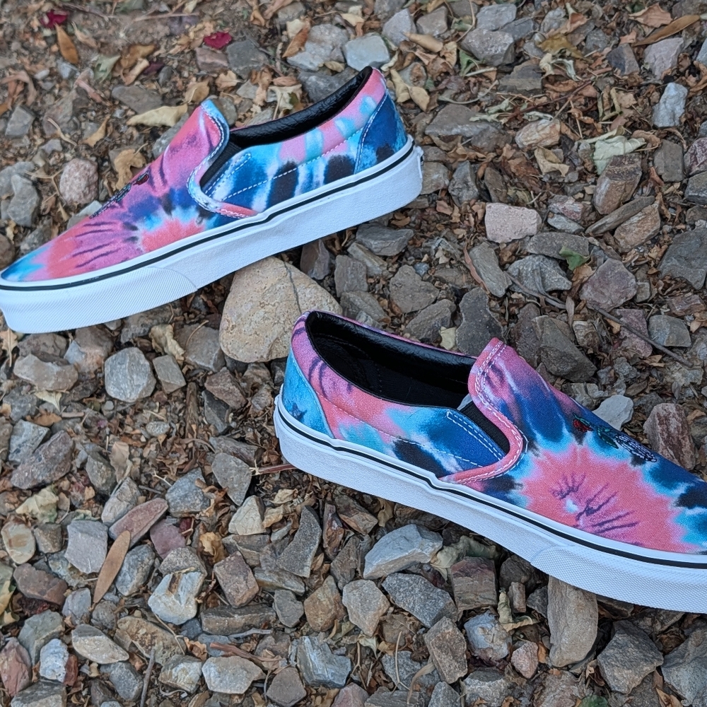 Vans Multicolor Tie-Dye Slip-Ons - Picture 11 of 15